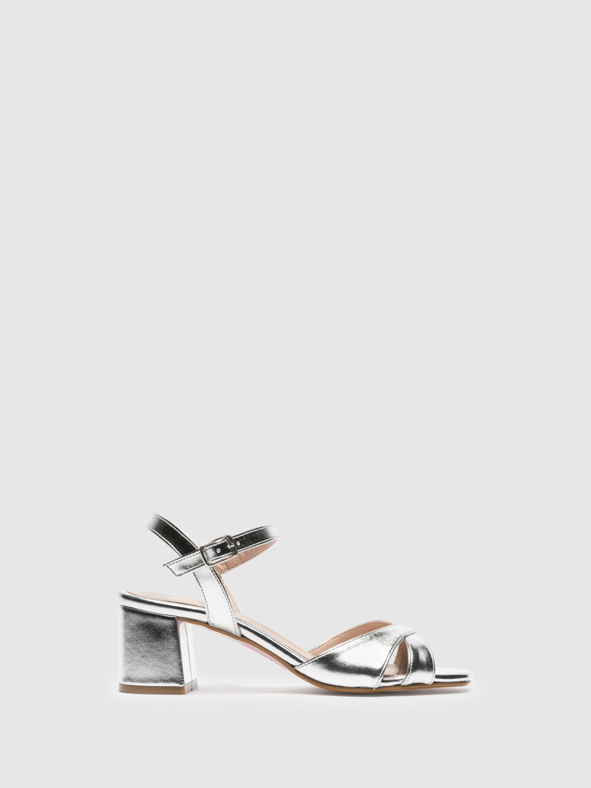 Foreva Silver Ankle Strap Sandals